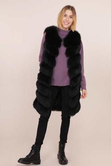 Giubbotto Gilet in Pelliccia Giovanni Paris MAGGIE